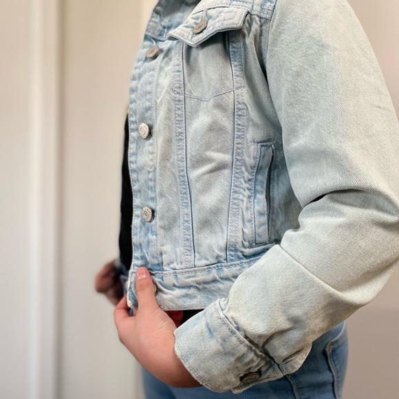Girls washed Jean jacket - Picture 4 of 7